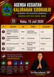Agenda 15 Juli 2026